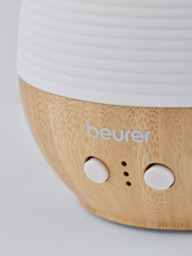 Beurer LA 40 Aroma Electric Diffuser LED Table Lamp, White/Wood - thumbnail 5