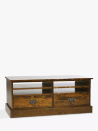 "Laura Ashley Garrat TV Stand for TVs up to 55"", Dark Brown" - thumbnail 2