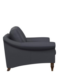 John Lewis Camber Leather Grand 4 Seater Sofa, Dark Leg - thumbnail 3