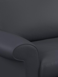 John Lewis Camber Leather Grand 4 Seater Sofa, Dark Leg - thumbnail 6