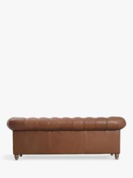 Halo Earle Chesterfield Large 3 Seater Leather Sofa - thumbnail 5