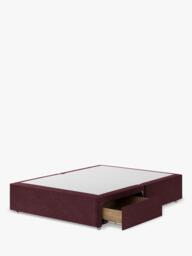Hypnos Non-Sprung Upholstered 2 Drawer Divan Base, King Size - thumbnail 2