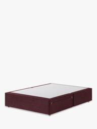 Hypnos Non-Sprung Upholstered 2 Drawer Divan Base, King Size