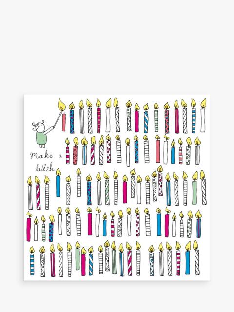 Woodmansterne Lighting Candles Birthday Card
