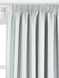 John Lewis Diderot Stripe Made to Measure Curtains or Roman Blind, Heritage Grey - thumbnail 2