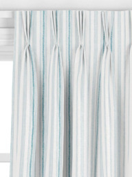 John Lewis Diderot Stripe Made to Measure Curtains or Roman Blind, Heritage Grey - thumbnail 6