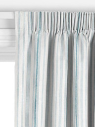 John Lewis Diderot Stripe Made to Measure Curtains or Roman Blind, Heritage Grey - thumbnail 3
