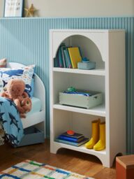 John Lewis Arc Kids' Bookcase, White