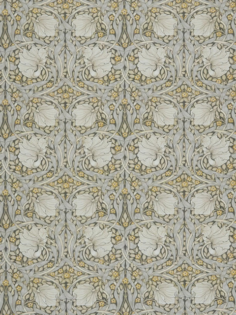 William Morris At Home Pimpernel Velvet Made to Measure Curtains or Roman Blind, Brick - image 1