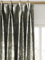William Morris At Home Pimpernel Velvet Made to Measure Curtains or Roman Blind, Brick - thumbnail 4