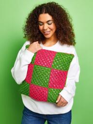 Sirdar Kith & Kin Granny Squares Cushion Crochet Kit - thumbnail 3