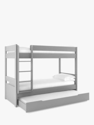 Stompa Detachable Bunk Bed with Trundle Drawer, Extra Long Single, Grey - thumbnail 2