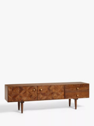 "John Lewis + Swoon Franklin TV Stand for TVs up to 66"", Brown" - thumbnail 5