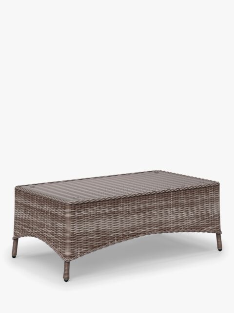 John Lewis Rye Rectangular Garden Coffee Table, Natural - image 1