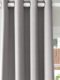 John Lewis Textured Weave Pair Blackout Lined Eyelet Curtains - thumbnail 4
