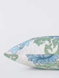 Morris & Co. Chrysanthemum Indoor/Outdoor Cushion, Indigo - thumbnail 3