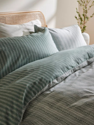 John Lewis Isla Pure Cotton Percale Duvet Cover Set - thumbnail 2