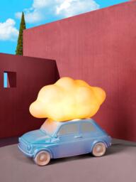 Seletti Nuvola Fiat 500 Table Lamp, Teal Blue - thumbnail 2