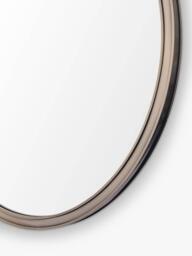 Laura Ashley Harrington Round Metal Wall Mirror, 60cm, Antique Brass - thumbnail 5