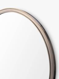 Laura Ashley Harrington Round Metal Wall Mirror, 60cm, Antique Brass - thumbnail 4