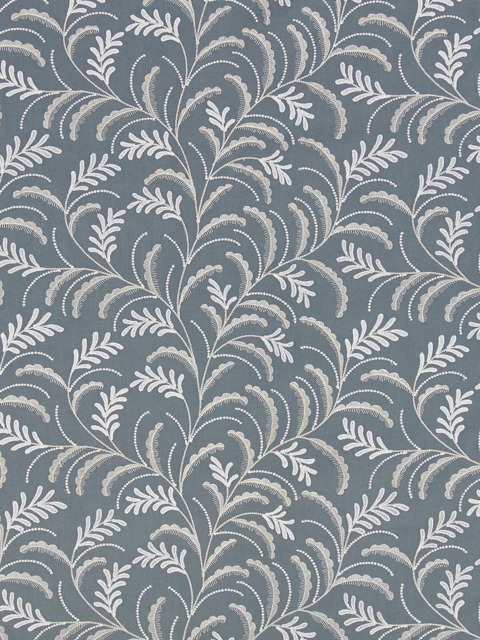 John Lewis Jouvene Embroidered Made to Measure Curtains or Roman Blind, Heritage Grey - image 1