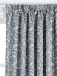 John Lewis Jouvene Embroidered Made to Measure Curtains or Roman Blind, Heritage Grey - thumbnail 2