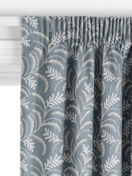John Lewis Jouvene Embroidered Made to Measure Curtains or Roman Blind, Heritage Grey - thumbnail 3