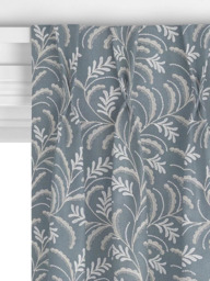 John Lewis Jouvene Embroidered Made to Measure Curtains or Roman Blind, Heritage Grey - thumbnail 5