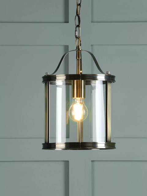 Laura Ashley Harrington Pendant Ceiling Light, Antique Brass - image 1