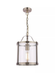 Laura Ashley Harrington Pendant Ceiling Light, Antique Brass - thumbnail 3