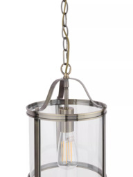 Laura Ashley Harrington Pendant Ceiling Light, Antique Brass - thumbnail 4
