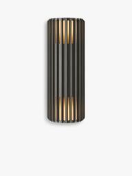 Nordlux Aludra Ribbed Outdoor Double Wall Light, Anthracite - thumbnail 3