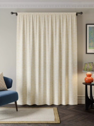 John Lewis Clipped Geo Jacquard Voile Slot Top, Marshmallow - thumbnail 4