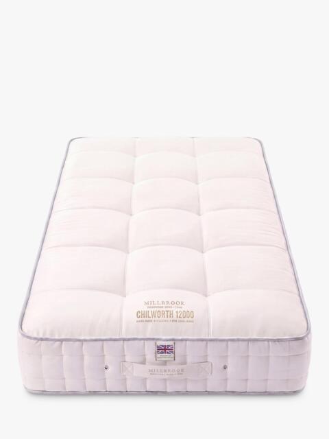 Millbrook Beds Hampshire Collection Chilworth 12000 Pocket Spring Mattress, Medium Tension, Single - image 1