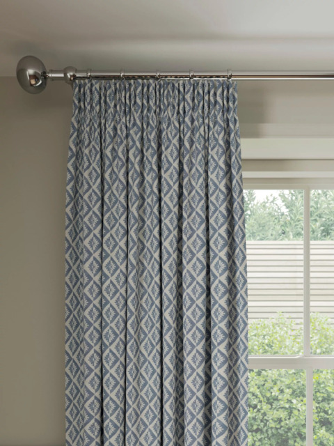 John Lewis Jaya Print Pair Lined Pencil Pleat Curtains - image 1