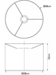 John Lewis Butterflies Easy-to-Fit Ceiling Shade, White - thumbnail 6