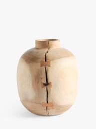 Pottery Barn Butterfly Joint Vase, Large, Natural