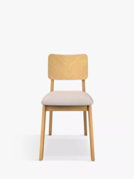 John Lewis ANYDAY Fern Dining Chairs, Set of 2, Oak - thumbnail 2