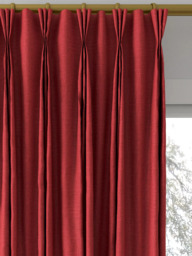 John Lewis Cotton Blend Made to Measure Curtains or Roman Blind, Claret - thumbnail 6