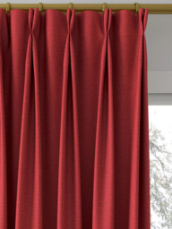 John Lewis Cotton Blend Made to Measure Curtains or Roman Blind, Claret - thumbnail 4