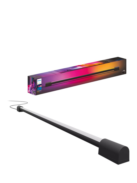Philips Hue Play Gradient Smart Lighting Adjustable Colour Changing LED Light Tube Compact, 17.4W, 87.7cm, Black - image 1