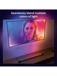 Philips Hue Play Gradient Smart Lighting Adjustable Colour Changing LED Light Tube Compact, 17.4W, 87.7cm, Black - thumbnail 2