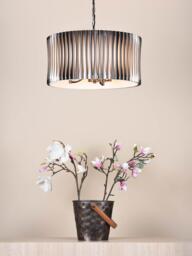Där Netra 3 Light Pendant Ceiling Light, Satin Bronze - thumbnail 2