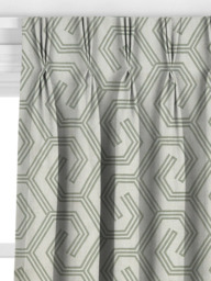 John Lewis Izel Embroidery Made to Measure Curtains or Roman Blind, Green - thumbnail 6