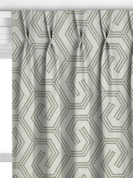 John Lewis Izel Embroidery Made to Measure Curtains or Roman Blind, Green - thumbnail 4