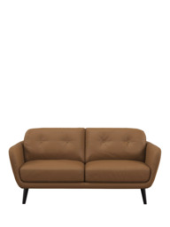 John Lewis Arlo Medium 2 Seater Leather Sofa, Dark Leg - thumbnail 5