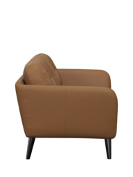 John Lewis Arlo Medium 2 Seater Leather Sofa, Dark Leg - thumbnail 3