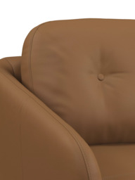 John Lewis Arlo Medium 2 Seater Leather Sofa, Dark Leg - thumbnail 6