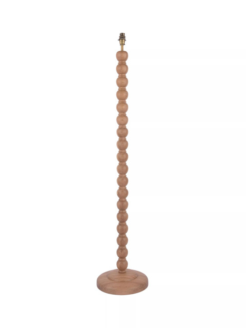Laura Ashley Maria Wooden Floor Lamp, Natural Oak - image 1