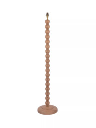 Laura Ashley Maria Wooden Floor Lamp, Natural Oak